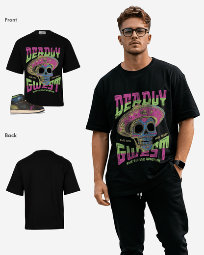 G-West Deadly Rodeo Oversized T-Shirt Mens