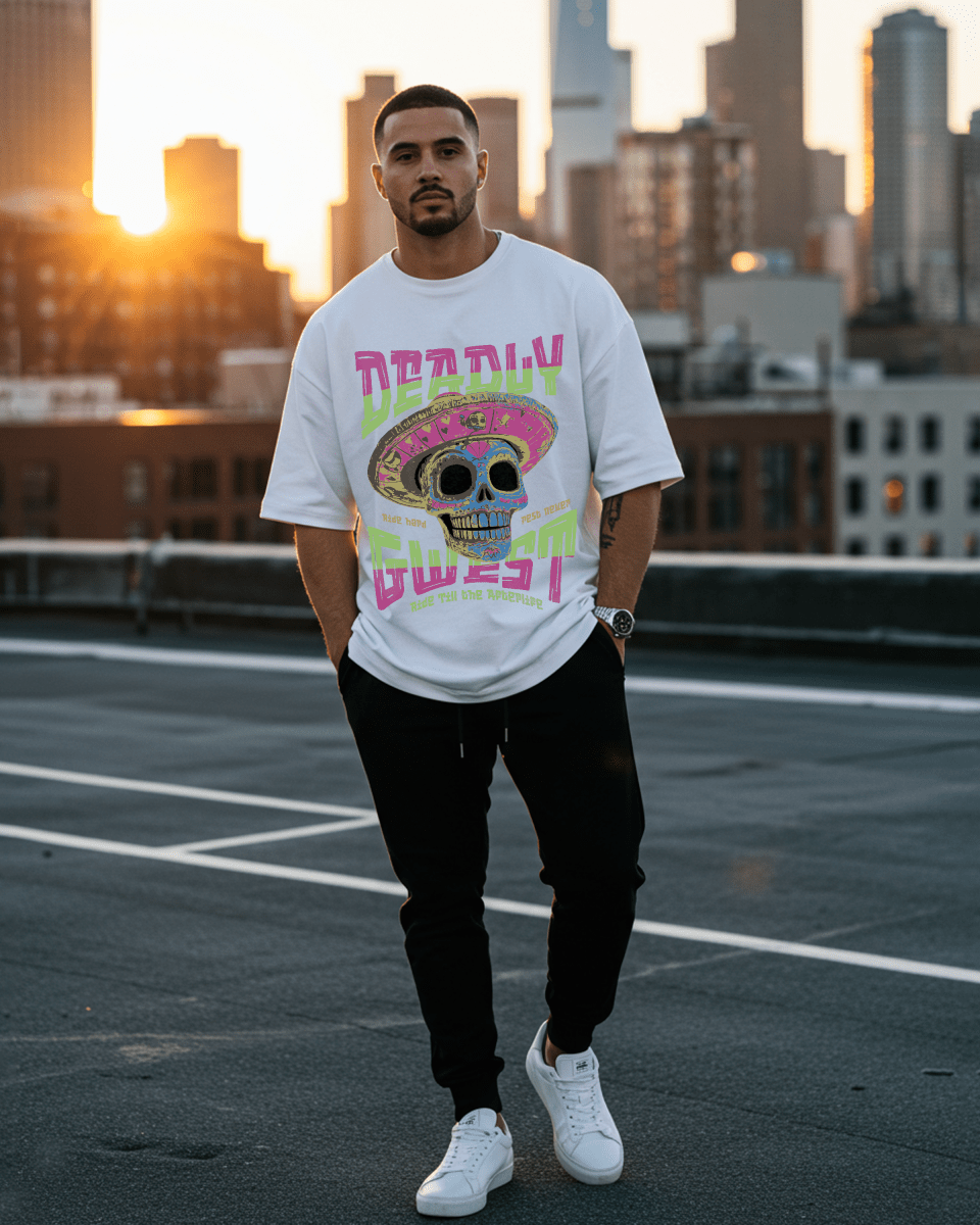 G-West Deadly Rodeo Oversized T-Shirt Mens