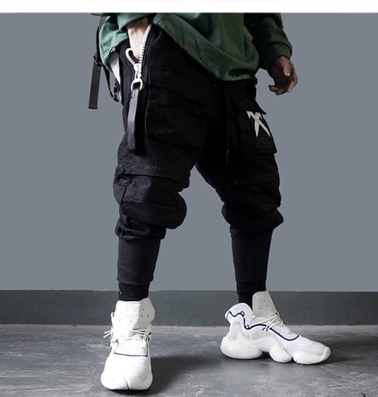 Detachable Multi-Pocket Cargo Hip Hop Streetwear Joggers Pants