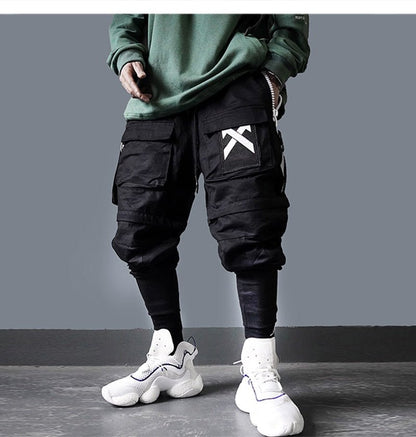 Detachable Multi-Pocket Cargo Hip Hop Streetwear Joggers Pants