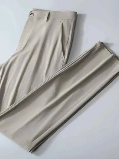 Men's Slim Fit Pants with Pockets