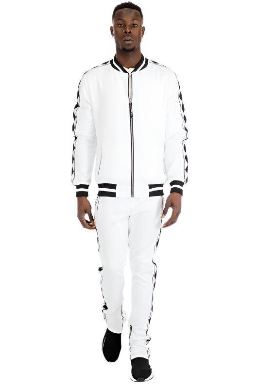 Men's 2PC Diamond Tape Track Sets