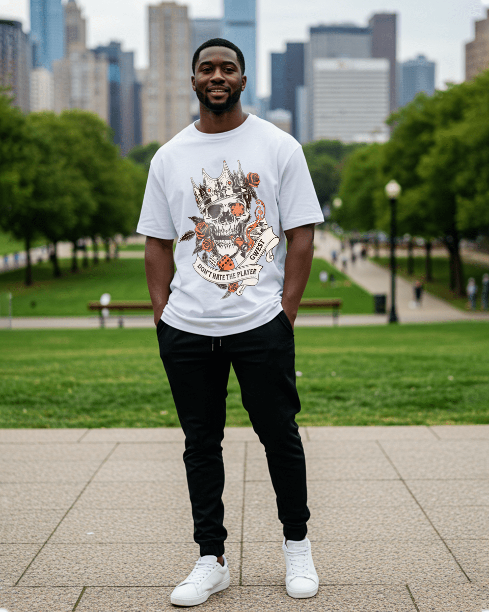 G West Don't Hate Player Oversized Men's T-Shirt