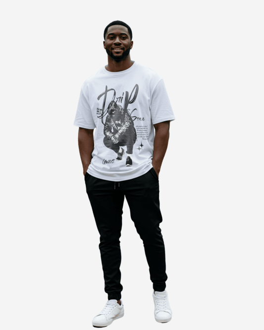 G West Drip Style Oversized T-Shirt Mens