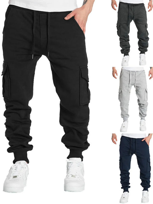 Men's Drawstring Pants with Pockets