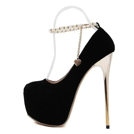 High Heel Platform Pumps - Comfort Stilettos - Work to Party Shoes