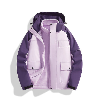 防風防水三合一衝鋒衣