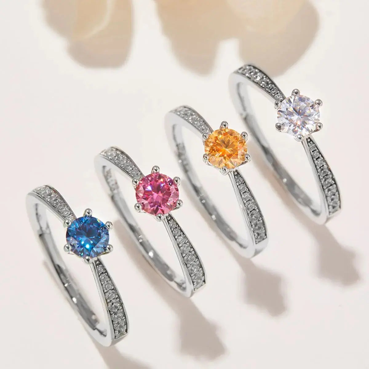 Moissanite 925 Sterling Silver Ring