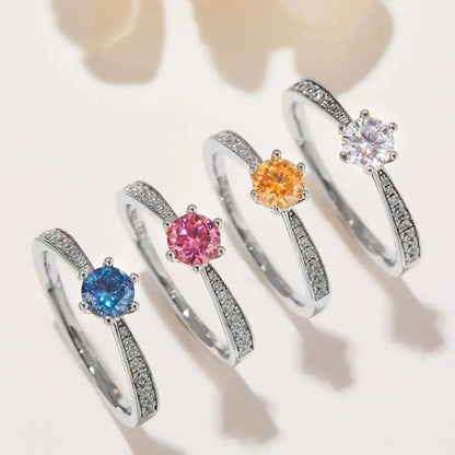 Moissanite 925 Sterling Silver Ring