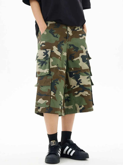 Men's Relaxed Fit Camo Cargo Shorts