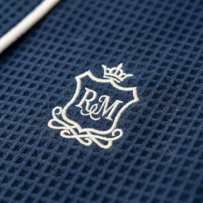 Bata premium con ribete de gofre para hombre