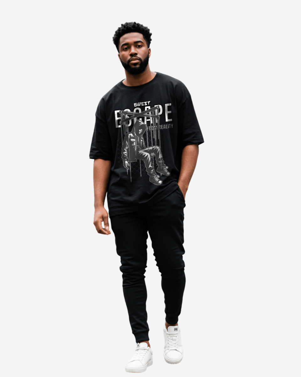G-West Escape From Reality Oversized T-Shirt Mens