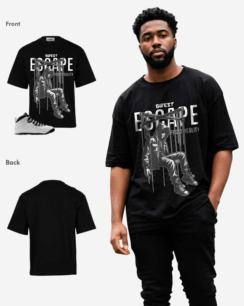 G-West Escape From Reality Oversized T-Shirt Mens