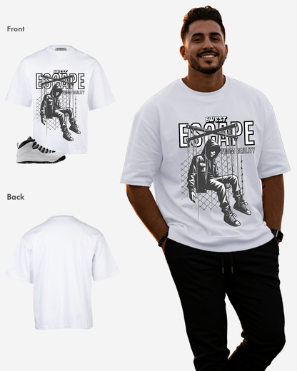 G-West Escape From Reality Oversized T-Shirt Mens