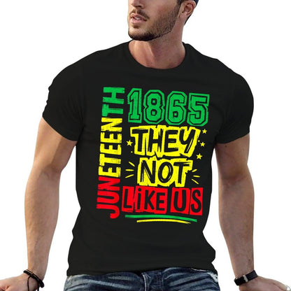 Camiseta versátil para hombre "Juneteenth 1865", Mes de la Historia Negra, Black Lives Matter