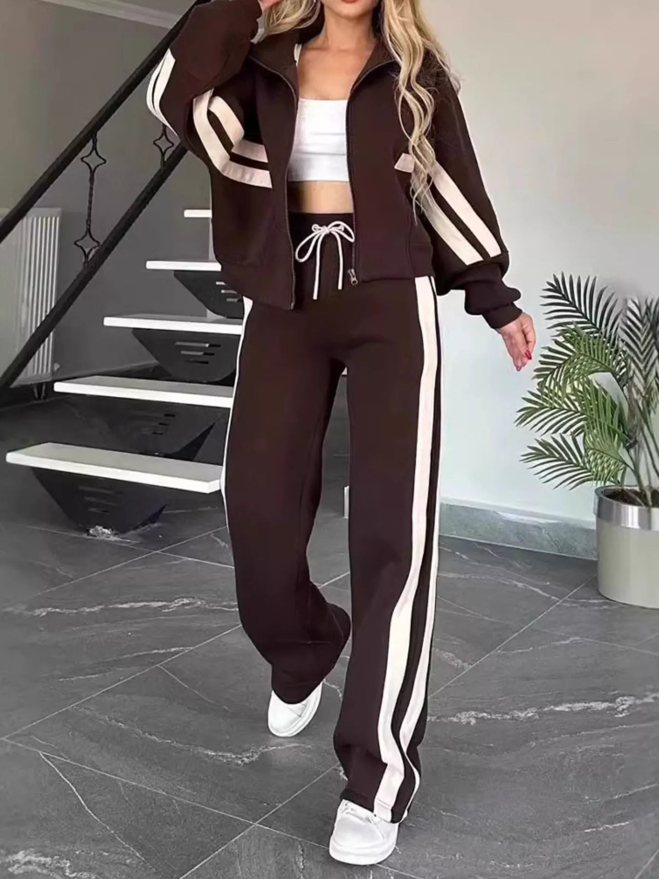 ZipStripe Plus: Full-Size Jacket & Pants Set