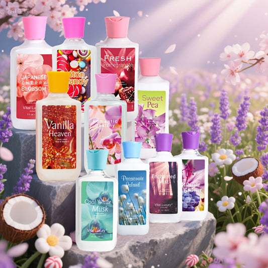 48小時保濕身體乳，15種香型，專為乾性肌膚設計