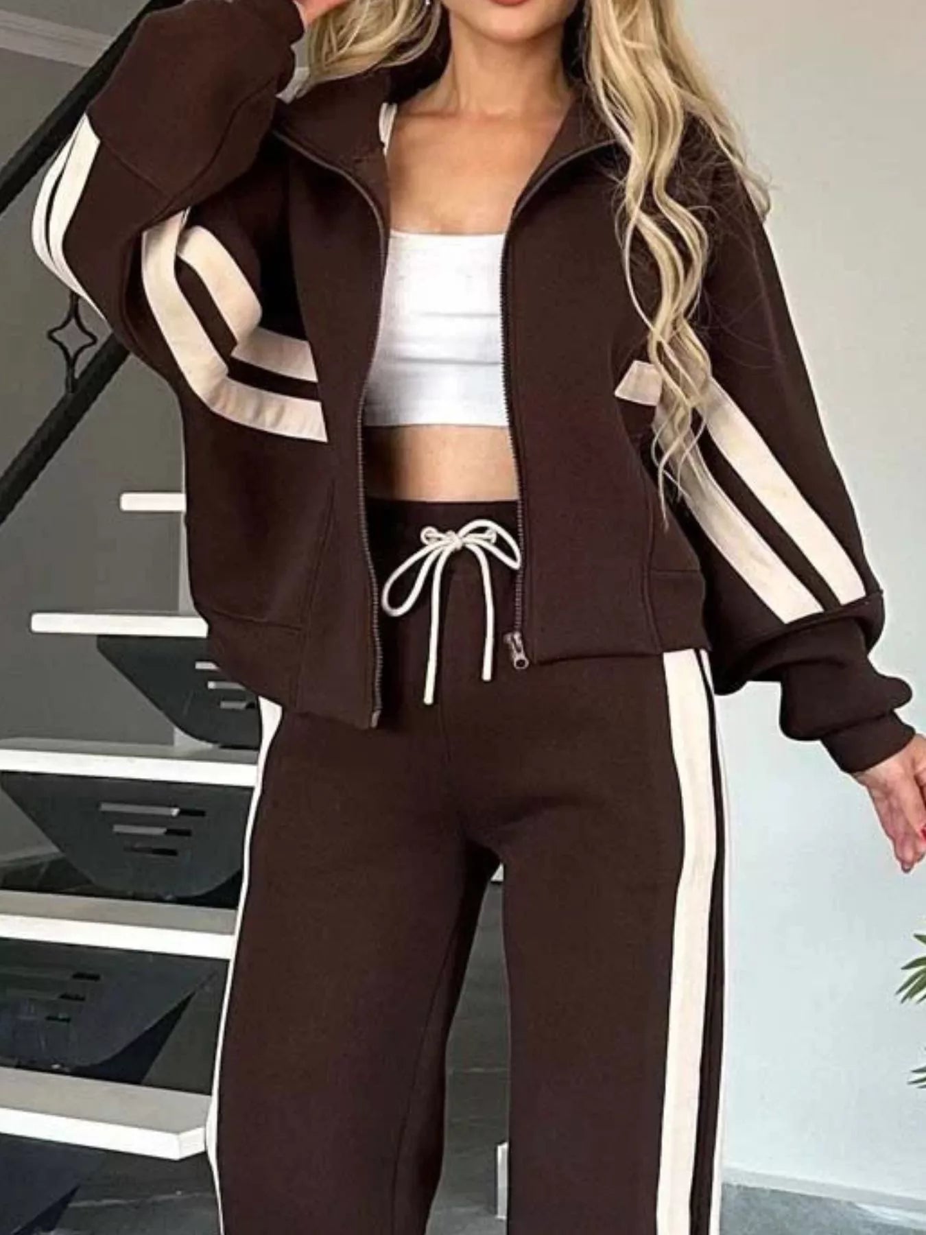 ZipStripe Plus: Full-Size Jacket & Pants Set