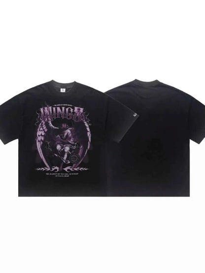 Men's Graphic Short Sleeve Oversized T-Shirt