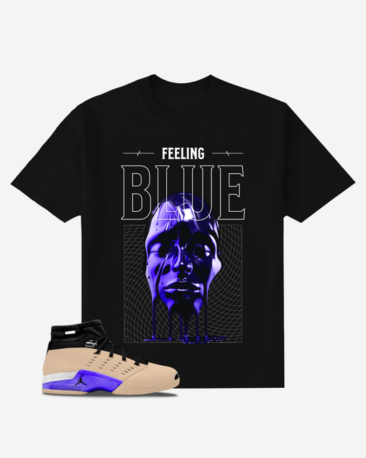 G-West Feeling Blue Oversized T-Shirt Mens