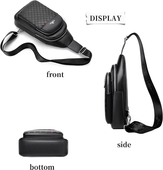 Men’s Leather Sling Bag – Modern Everyday Carry