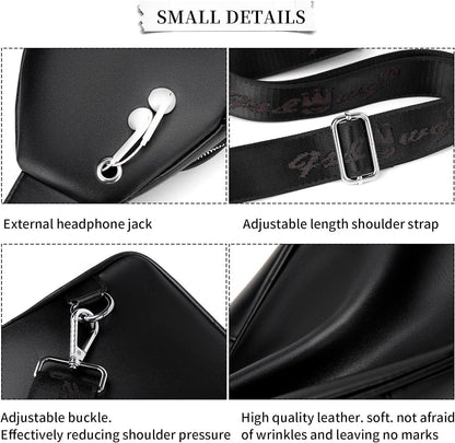 Leather Sling Backpack – Vintage & Modern