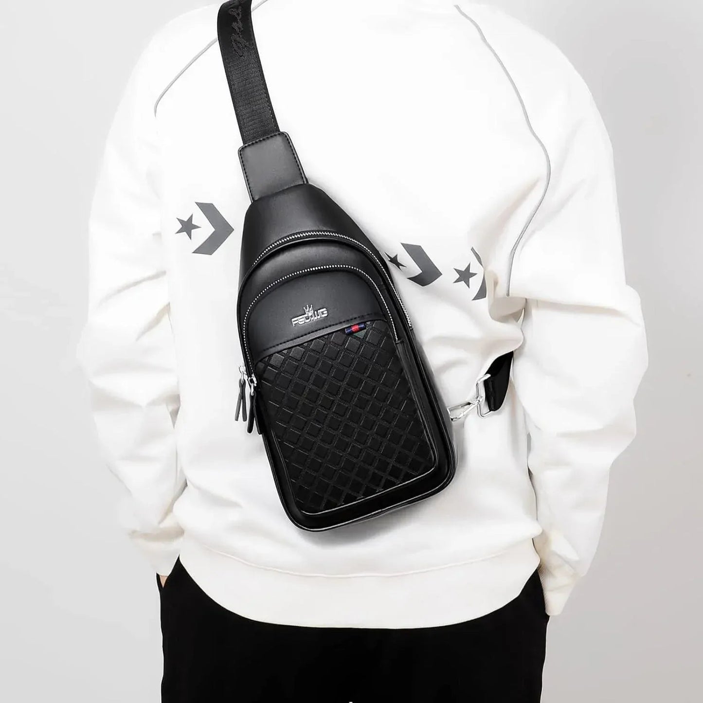 Leather Sling Backpack – Vintage & Modern