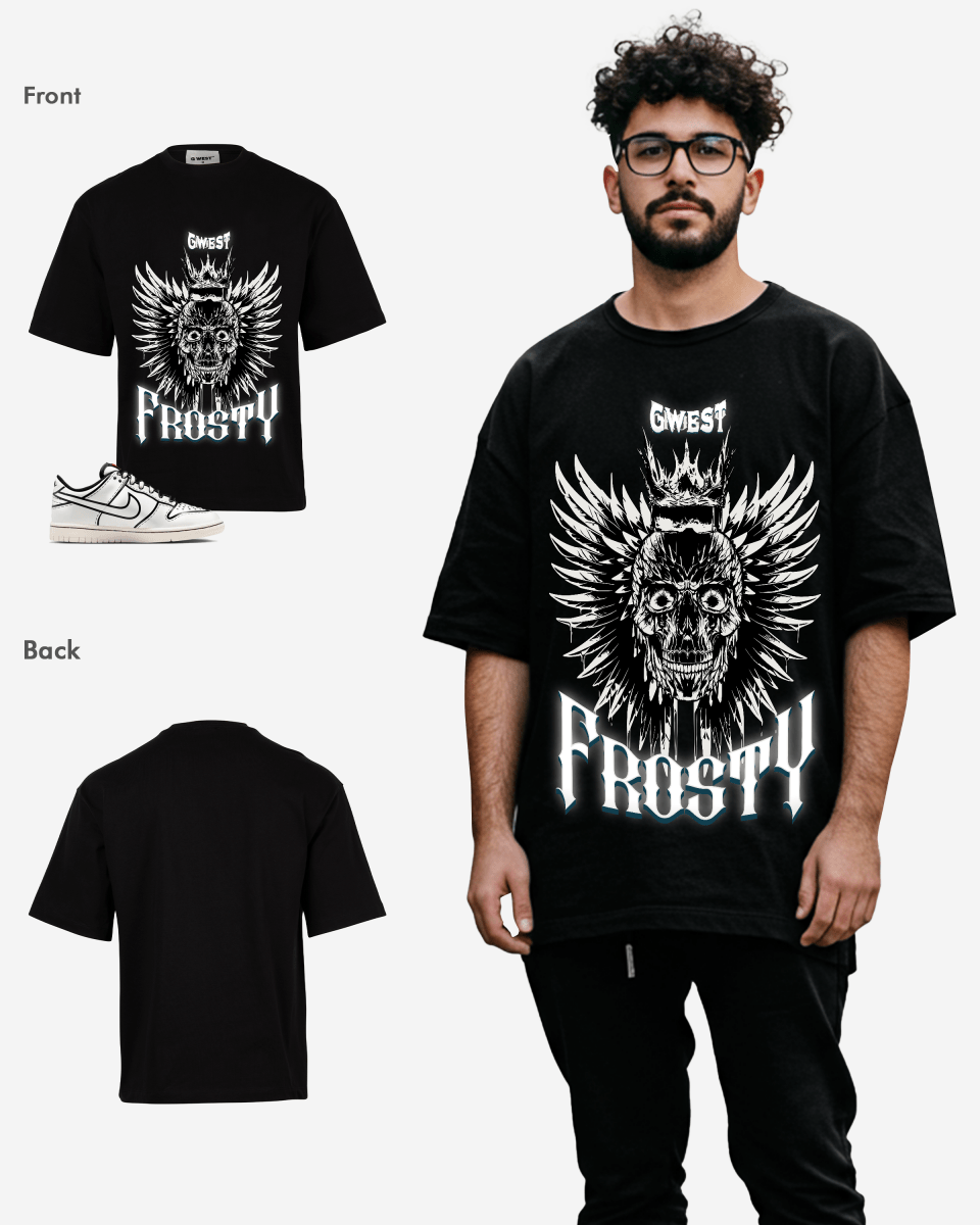 G-West Frosty Crown Oversized T-Shirt Mens
