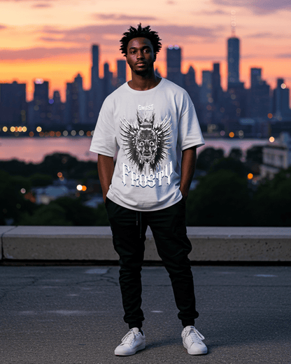 G-West Frosty Crown Oversized T-Shirt Mens