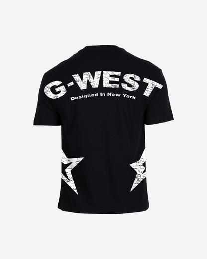 G West Mens Arch Logo Oversized Tee