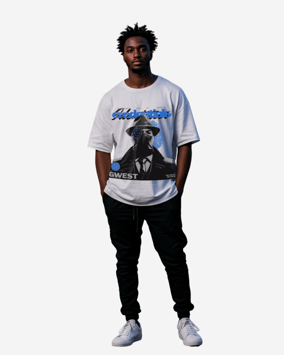 G West Credentials Oversized Men's T-Shirt
