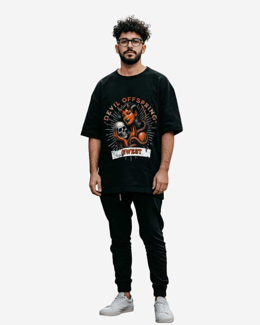G West Devil Offspring Oversized Men's T-Shirt