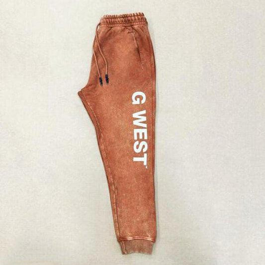 G-West G West Mens Encrypted Acid Wash Jogger
