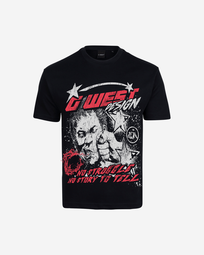 G West Mens No Struggle No Story Oversized Tee