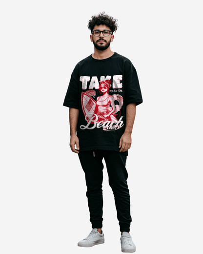 G West Take Me To The Beach Oversized Men's T-Shirt
