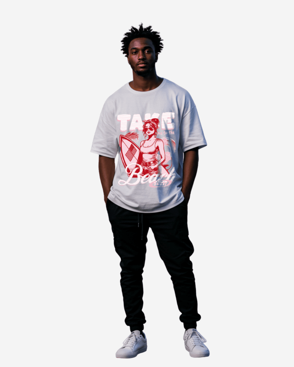 G West Take Me To The Beach Oversized Men's T-Shirt