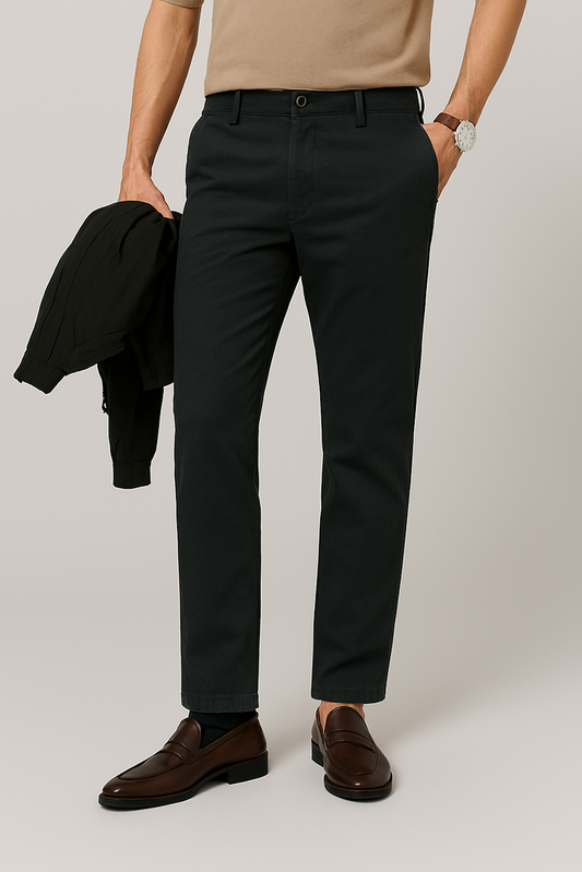 Trouser for Men-Black (Size-3XL) | D202