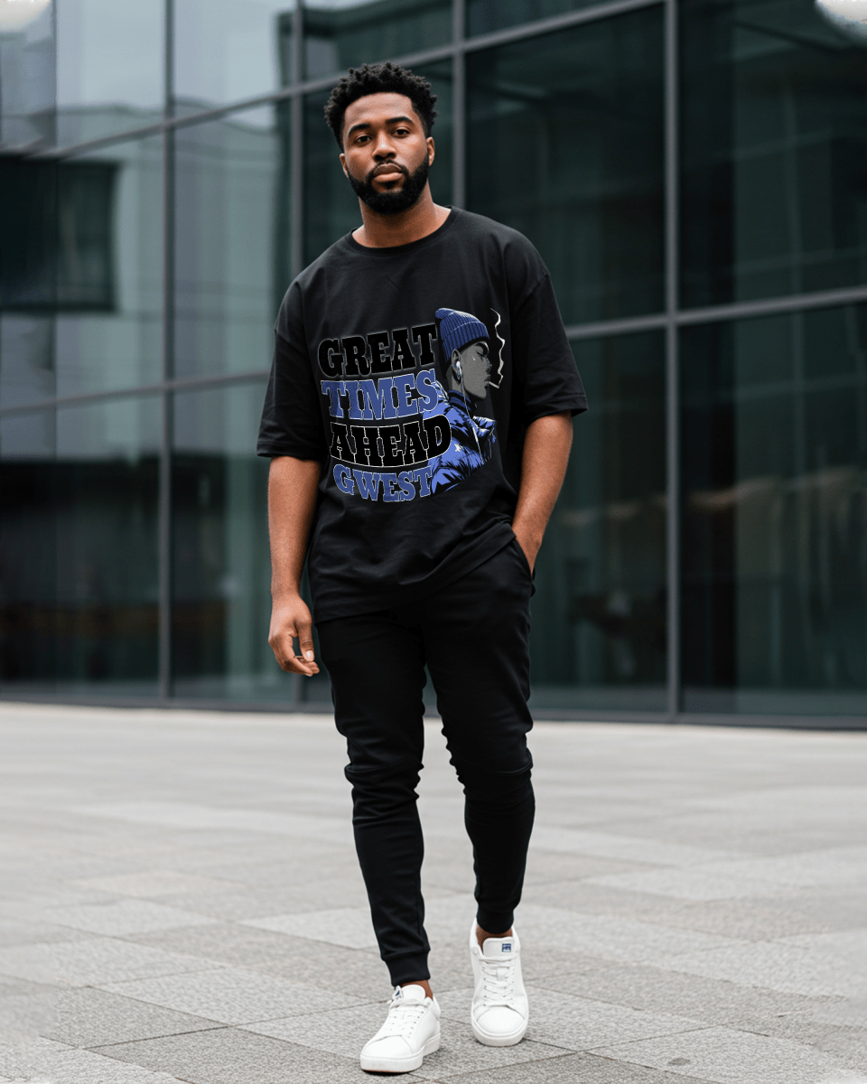 G West Great Times Ahead Oversized Men's T-Shirt