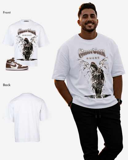 G-West Guardian Angel Oversized T-Shirt Mens