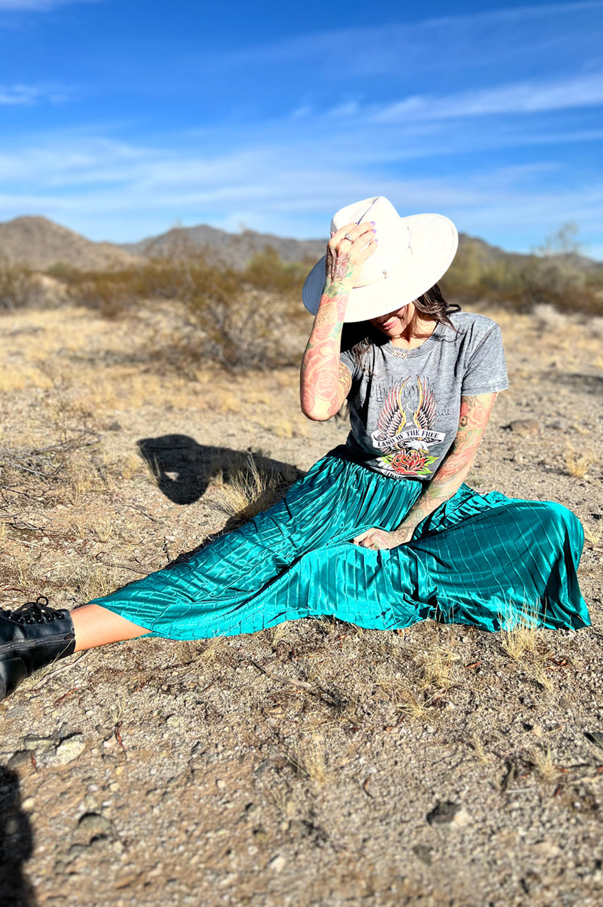 米白色寬邊帽 - 清倉特價