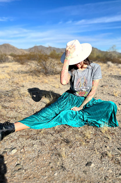 米白色寬邊帽 - 清倉特價