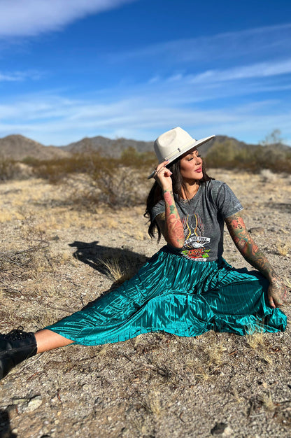 米白色寬邊帽 - 清倉特價