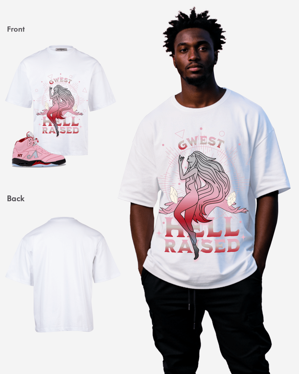 G West Hell Raised Oversized Men's T-Shirt