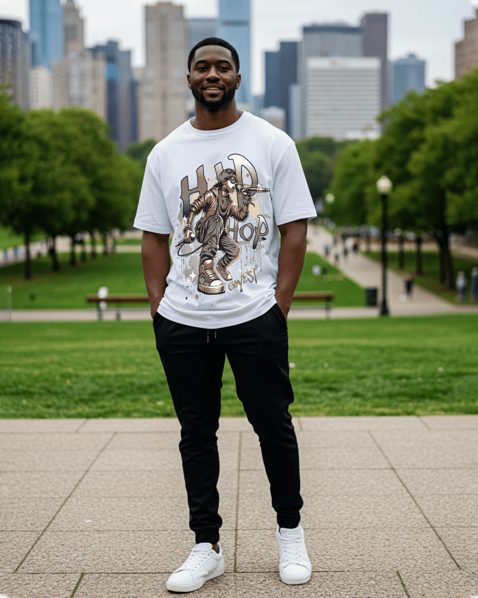 G-West Hip Hop Music Oversized T-Shirt Mens