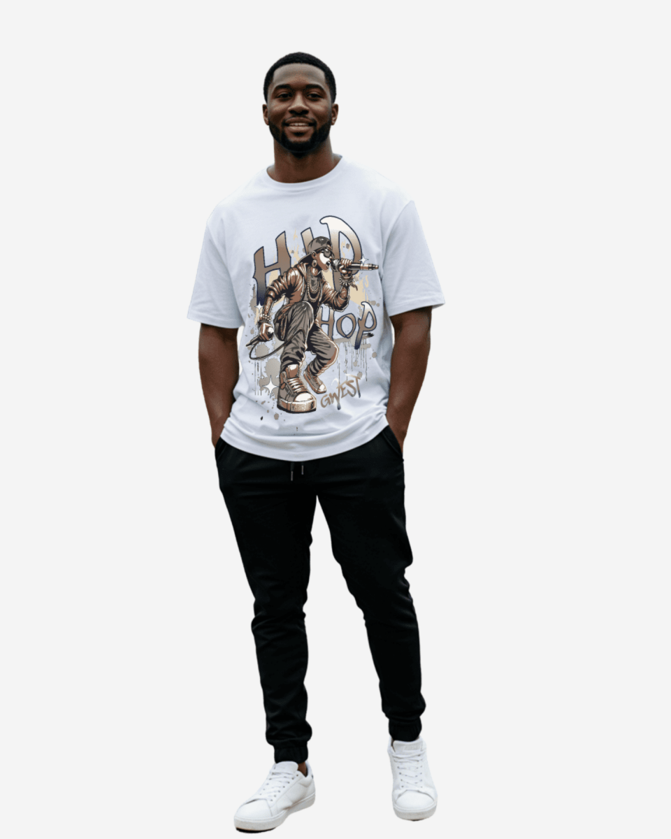 G-West Hip Hop Music Oversized T-Shirt Mens