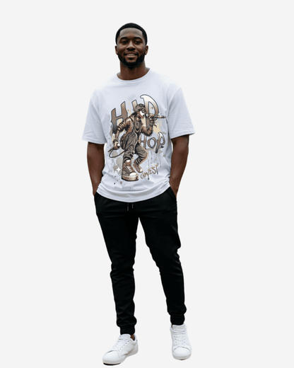 G-West Hip Hop Music Oversized T-Shirt Mens