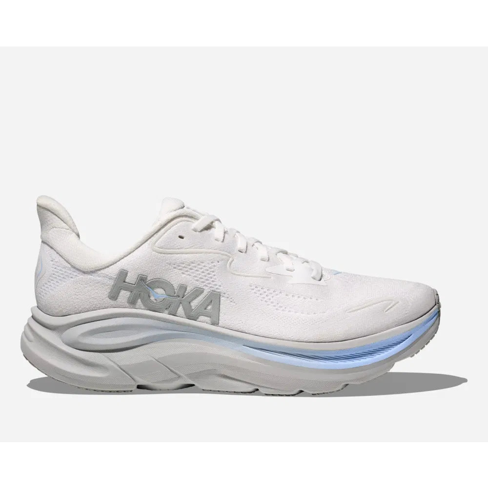Hoka Clifton 10 Men White Glacier Blue