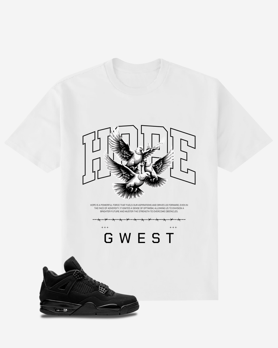 G-West Hope Streetwear Style Oversized T-Shirt Mens
