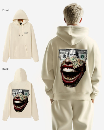 G West Mens Money Mouth Heavy Premium Hoodie