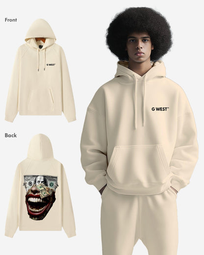 G West Mens Money Mouth Heavy Premium Hoodie